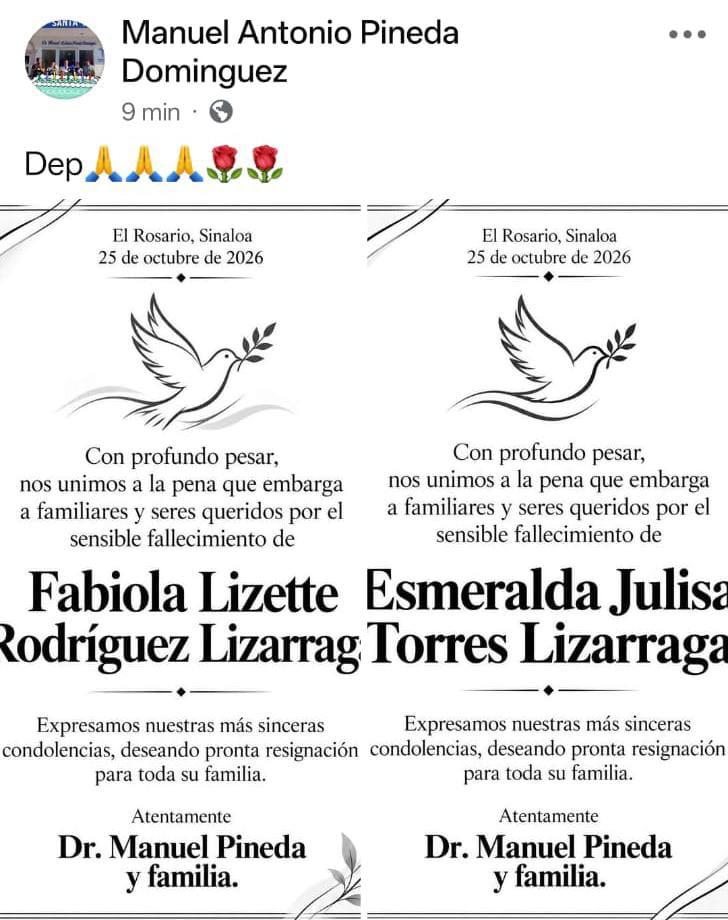 $!‘Rosario está de luto’: consterna a rosarenses deceso de tres mujeres en aparatoso accidente