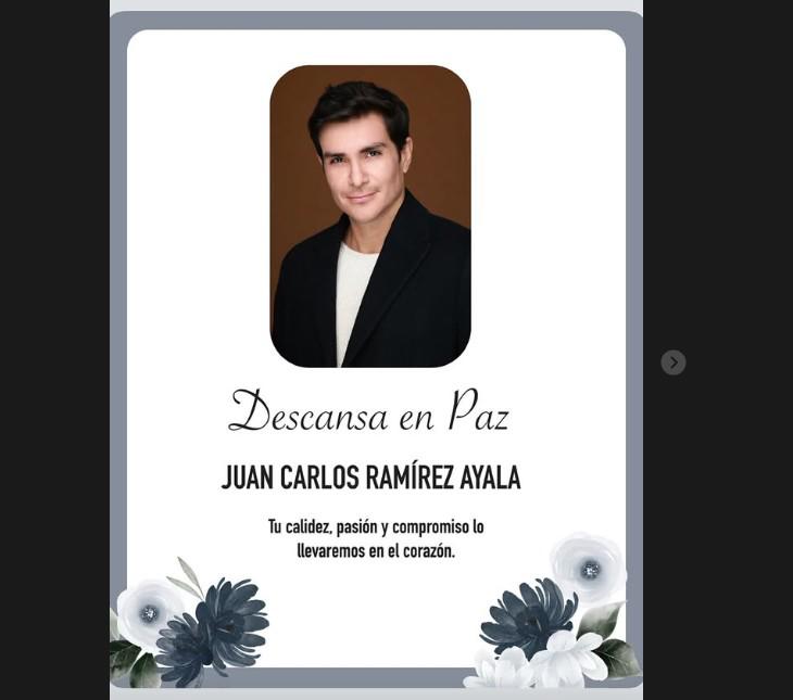 $!Su agencia lamentó su muerte.