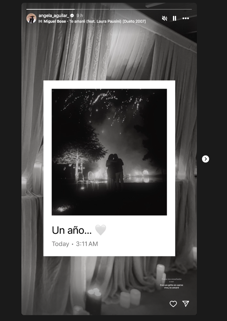 $!Celebran Christian Nodal y Ángela Aguilar su primer aniversario de bodas