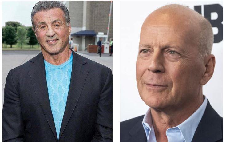 Preocupa a Sylvester Stallone salud de su amigo Bruce Willis