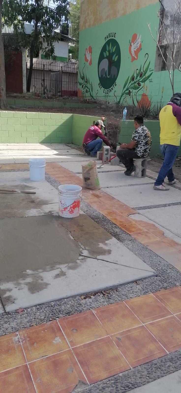 $!Vecinas de Cañadas, en Culiacán, defienden y cuidan el parque de la colonia