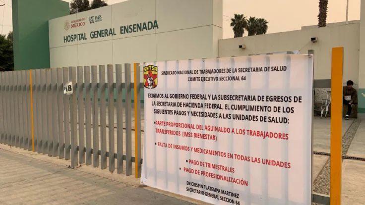 Por falta de medicamentos e insumos, Hospital General de Ensenada anuncia que suspenderá atención en consulta externa