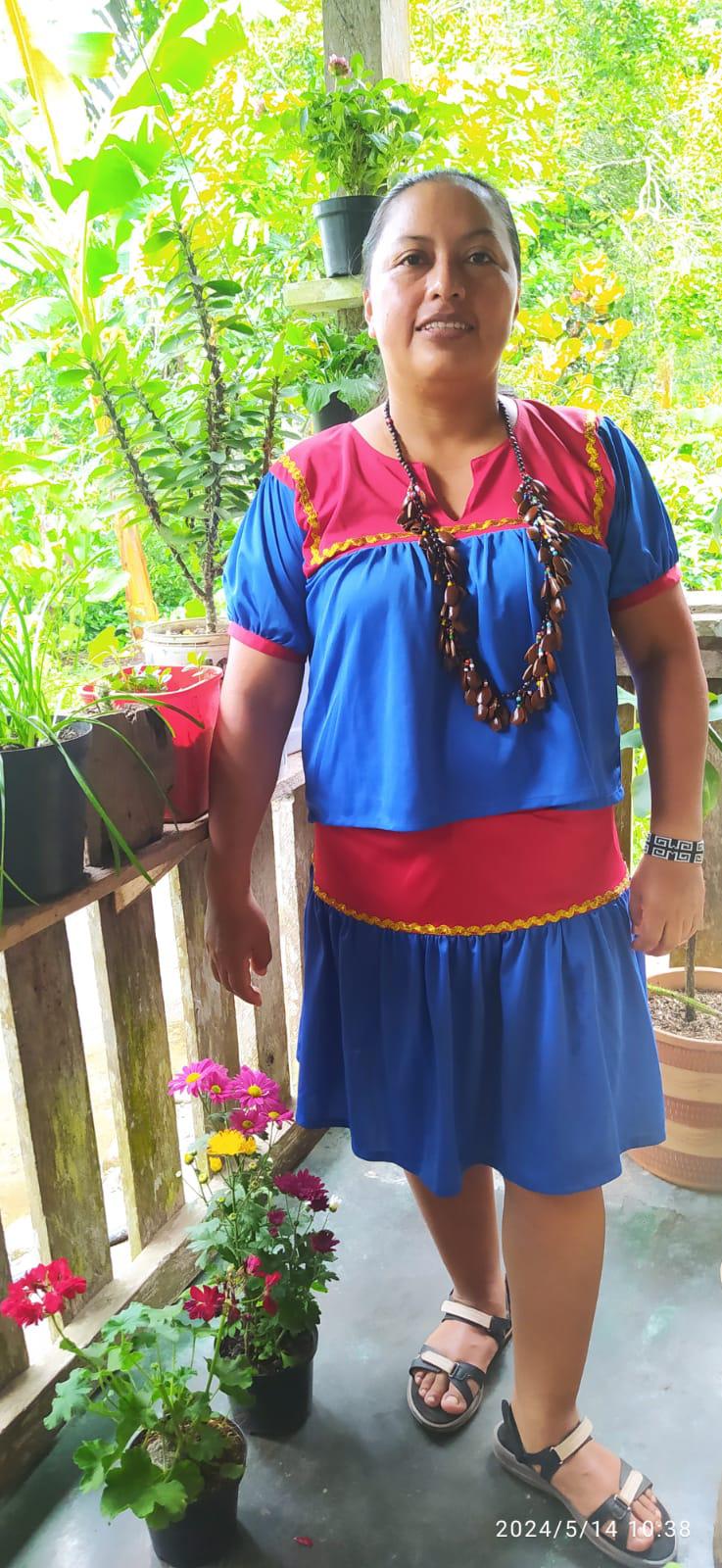 $!María Taimal es representante del grupo Abuelas y Seguidoras de la Medicina Tradicional Cofán.