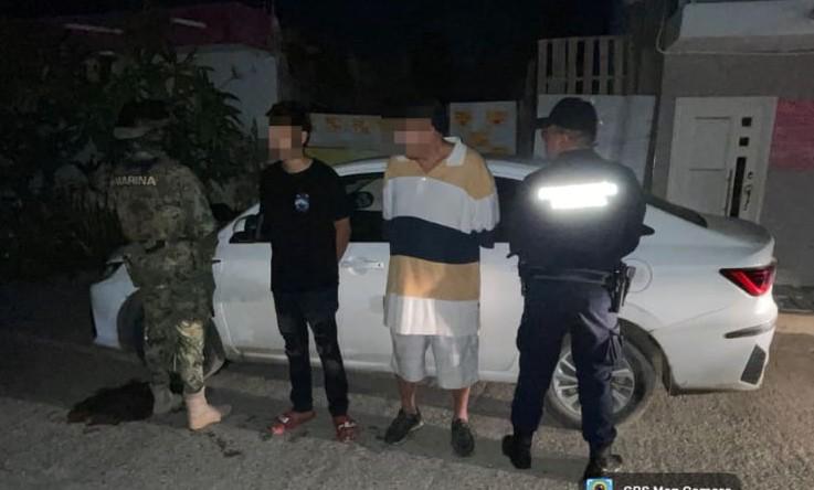 $!Marina localiza y destruye centro de adiestramiento de la delincuencia organizada en el Ejido Ojo de Agua II, en El Rosario