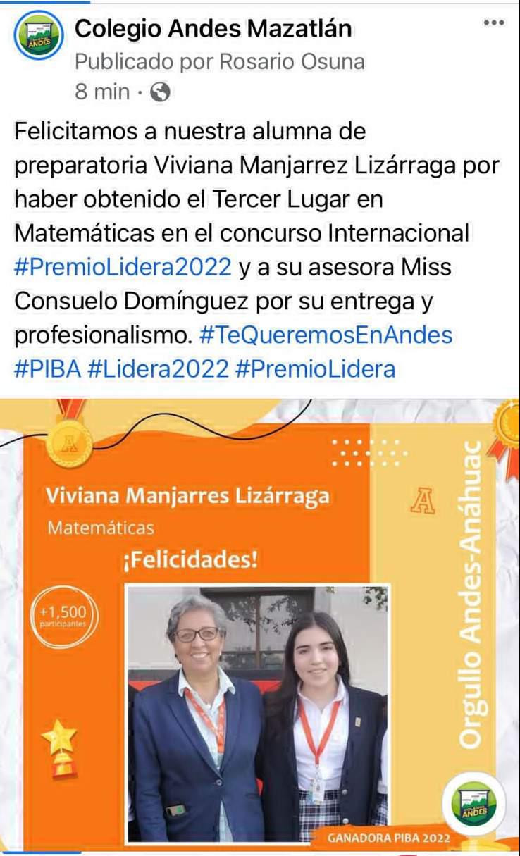 $!En las redes sociales de la institución se posteo felicitaciones a los jóvenes y sus asesores.