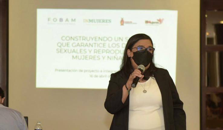 La directora del Instituto Sinaloense de las Mujeres, Laura del Carmen González Bon.