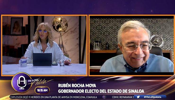 Adela Micha entrevista a Rubén Rocha Moya, Gobernador electo de Sinaloa.
