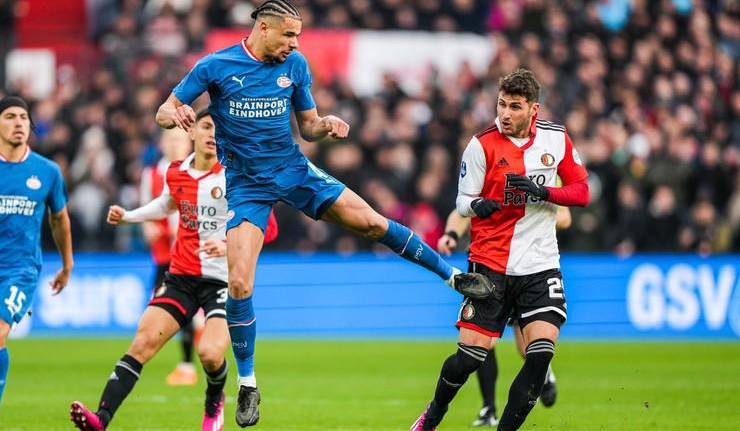 Chaquito y Guti tienen acción en empate del Feyenoord ante PSV