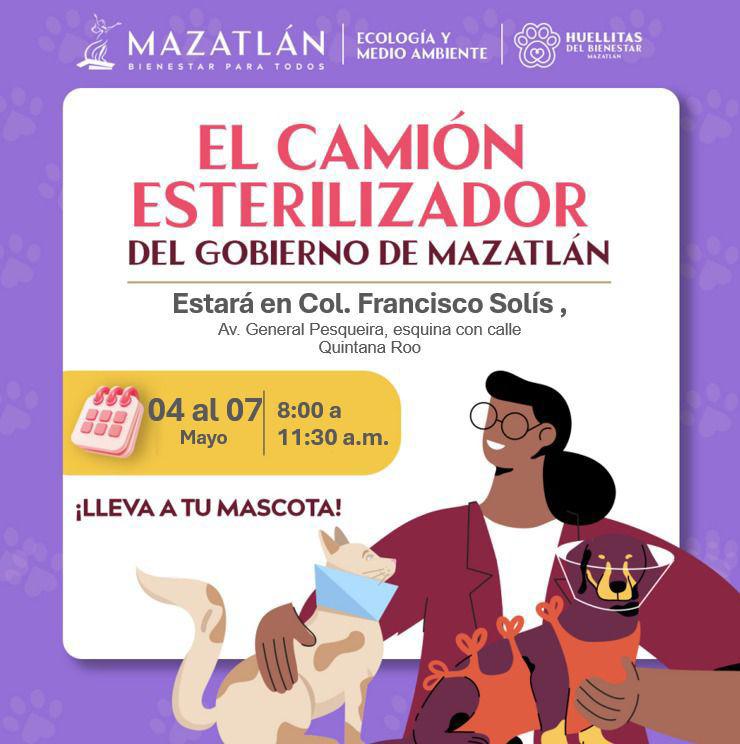$!Llegará camión esterilizador esta semana a la colonia Francisco Solís, en Mazatlán