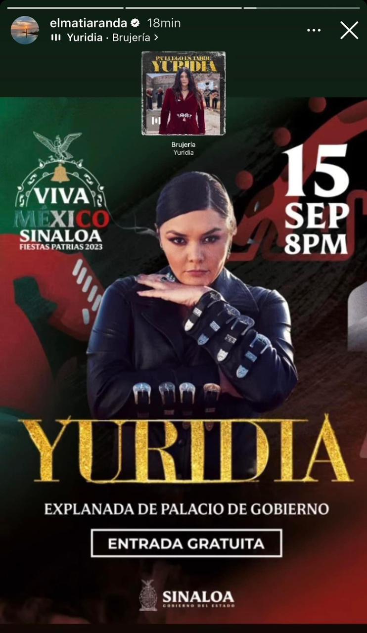 $!Confirman a Yuridia para actuar en la Noche del Grito en Culiacán