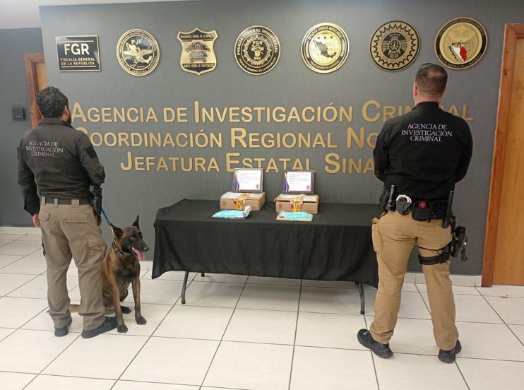 $!Aseguran un kilo de fentanilo en empresa de paquetería de Culiacán