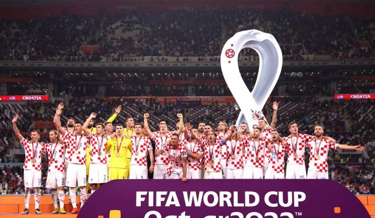 Croacia sube al podio.