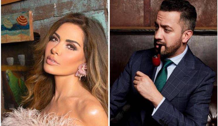 Gloria Trevi y Chumel Torres.