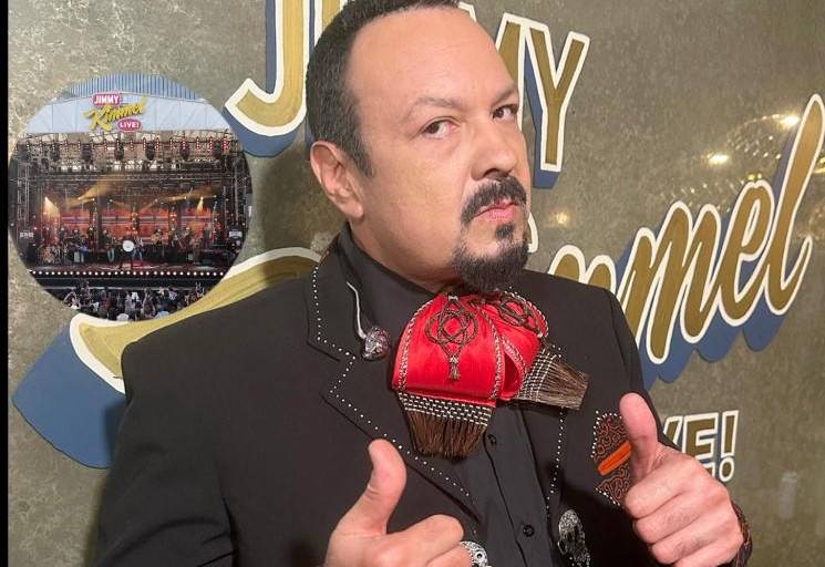 Canta Pepe Aguilar en el show de Jimmy Kimmel