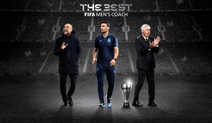 Ancelotti, Guardiola y Scaloni, finalistas al premio The Best como DT