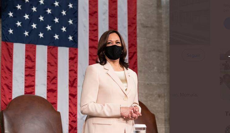 Kamala Harris, vicepresidenta de Estados Unidos.