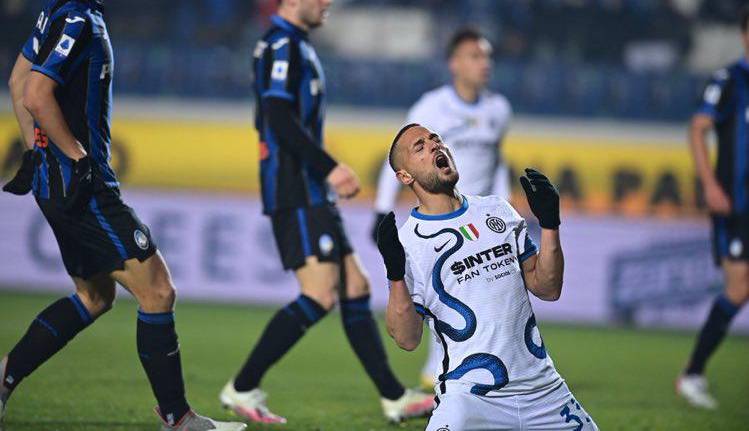 El Inter no pudo salir con el triunfo en Bérgamo, tras empatar sin goles ante el Atalanta.