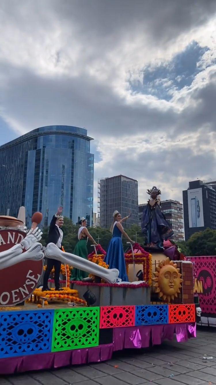 $!Mazatlán, presente en el Desfile del Día de Muertos en la Ciudad de México