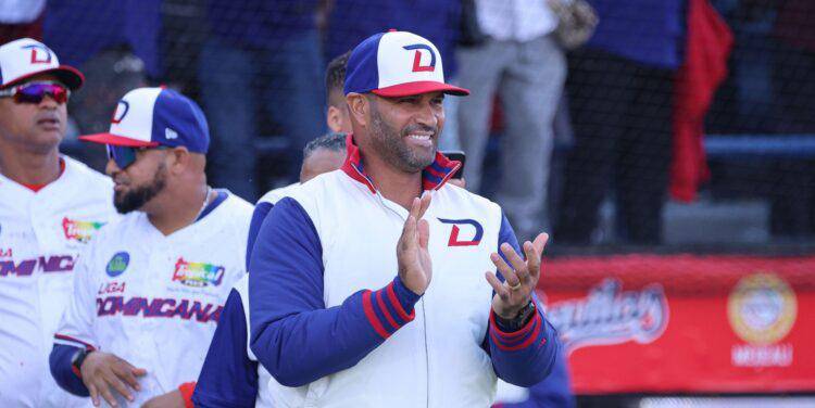 Albert Pujols, mánager de Dominicana.