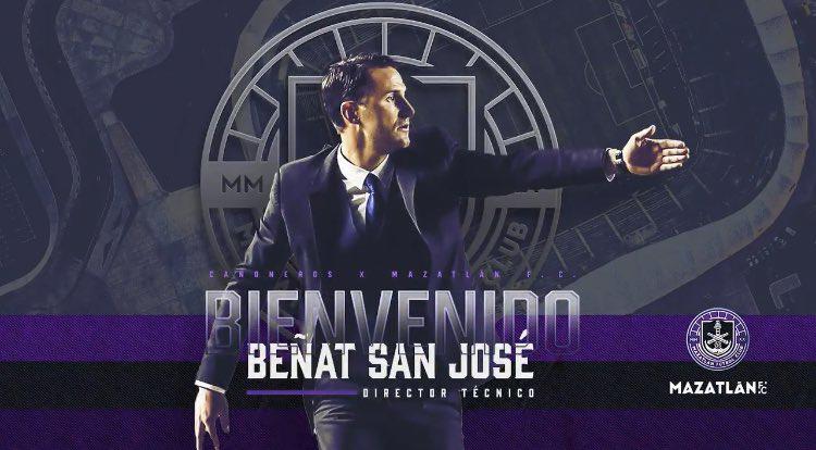 Beñat San José Gil es el nuevo director técnico de Mazatlán FC.