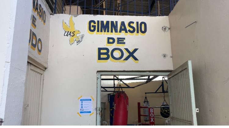 El gimnasio de boxeo de la UAS.