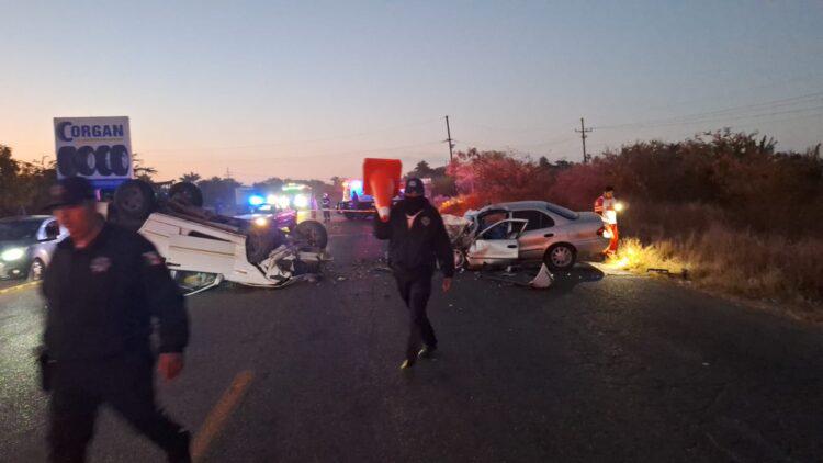 Fuerte choque deja una persona muerta y tres heridos en Culiacán