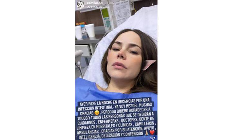 $!Camila Sodi fue hospitalizada de emergencia