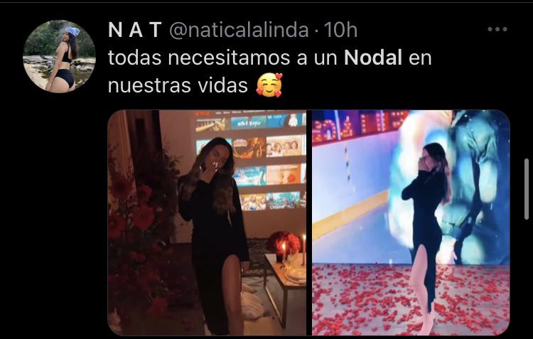 Belinda y Christian Nodal celebran un año de noviazgo