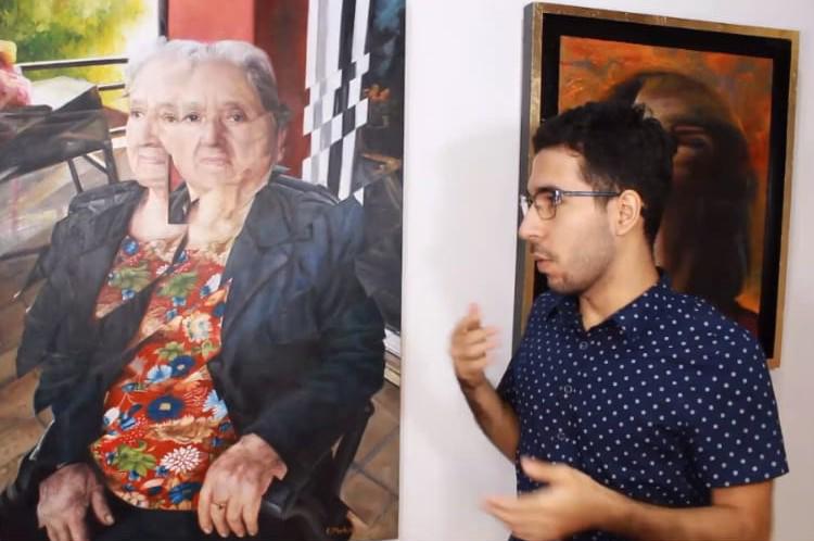 Abre Cobaes la exposición Transiciones, del joven artista plástico Óskar Marhino Rocha