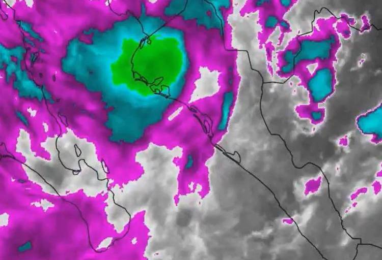 Tormenta de rápida formación dejará lluvias en el norte de Sinaloa