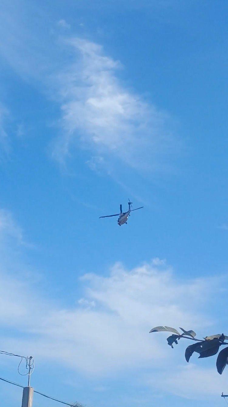 $!Implementan en Escuinapa operativo militar con sobrevuelos incluidos