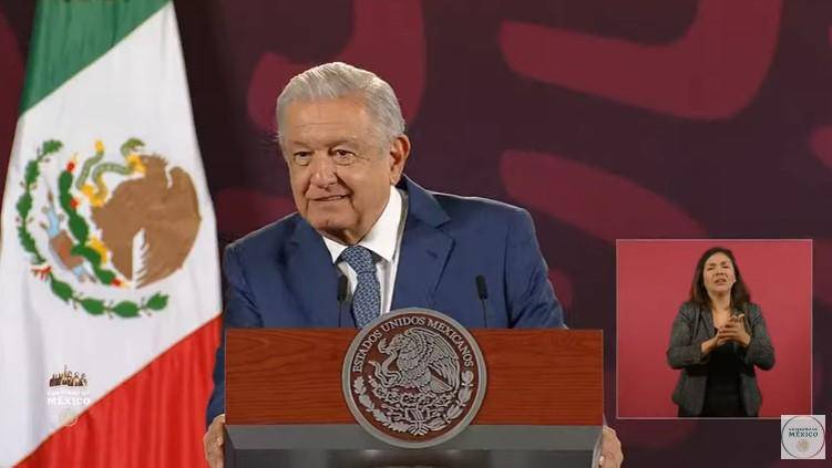 En la conferencia mañanera, Andrés Manuel López Obrador habla sobre los migrantes liberados en Tamaulipas.