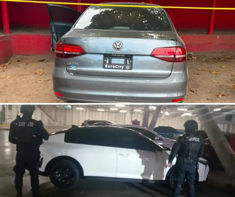 Uno chocó contra un local: recuperan dos autos con reporte de robo en Culiacán