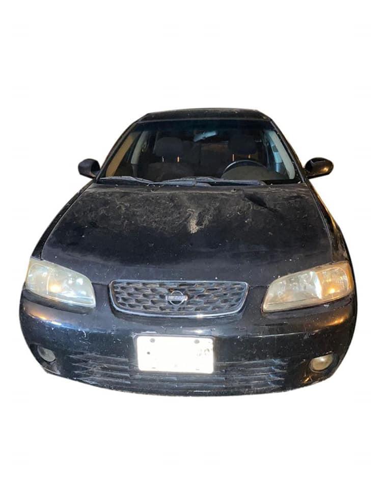 $!Automóvil que conducía el detenido.