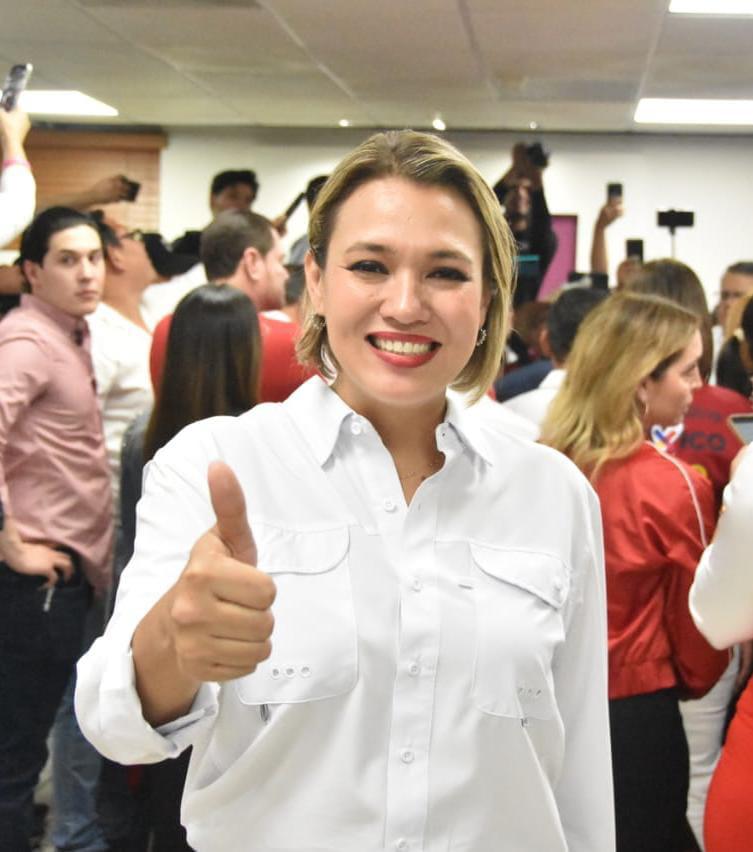 $!Érika Sánchez afirma que se siente segura de ganar las elecciones el 2 de junio