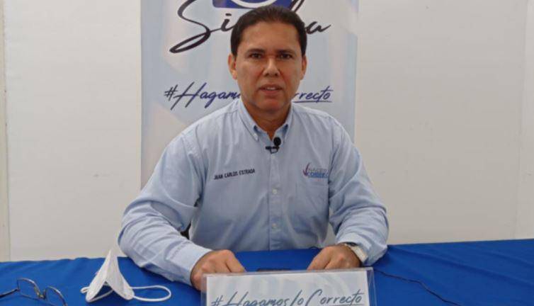 Juan Carlos Estrada Vega, dirigente del PAN en Sinaloa.