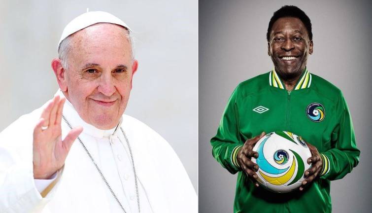 El Papa Francisco dice que el gran señor es Pelé.