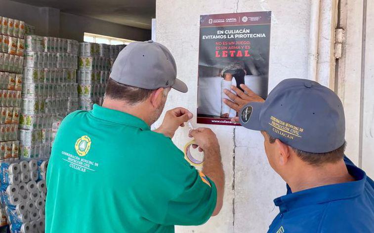 $!Protección Civil de Culiacán llama a celebrar las fiestas decembrinas sin el uso de pirotecnia