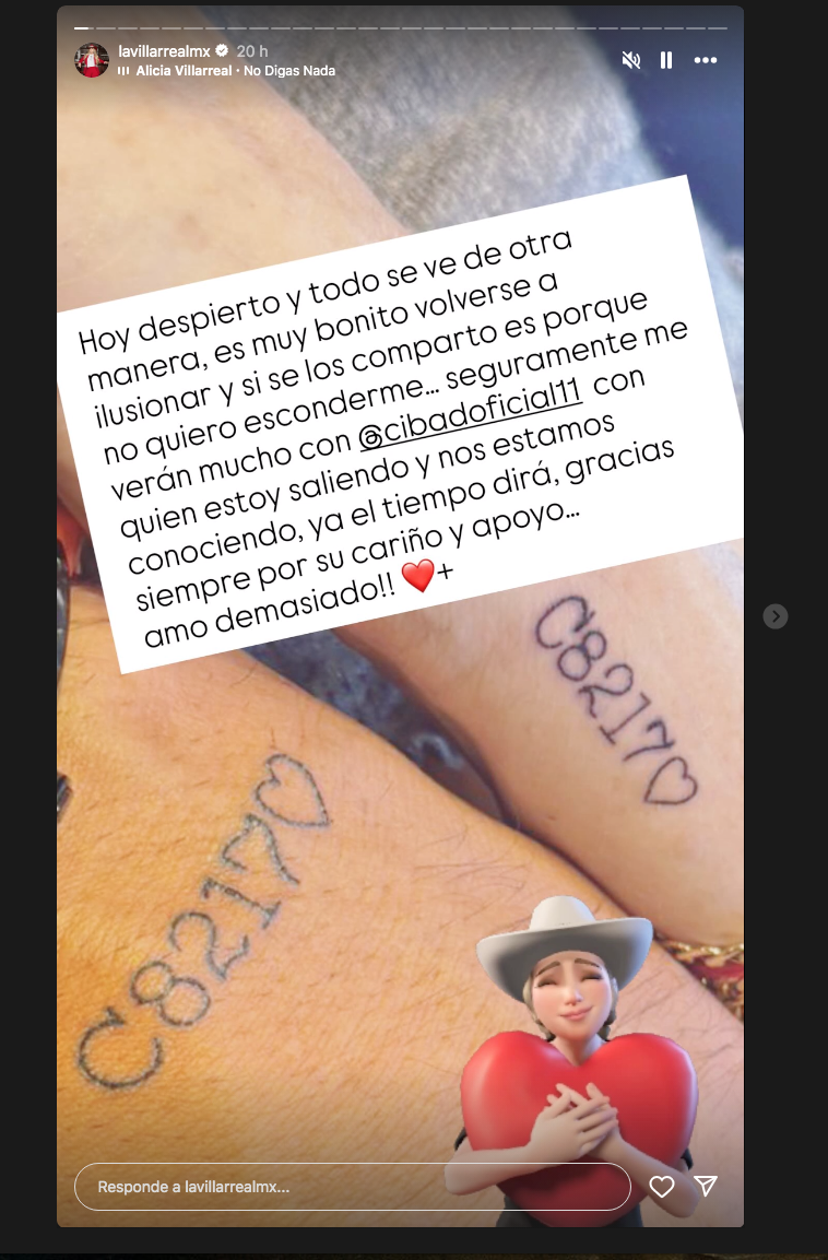 $!Vuelve Alicia Villarreal a enamorarse, esta vez de Cibad Hernández