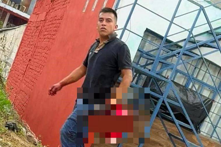 Detienen en Coatepec a ‘El Mole’, cargando una cabeza humana