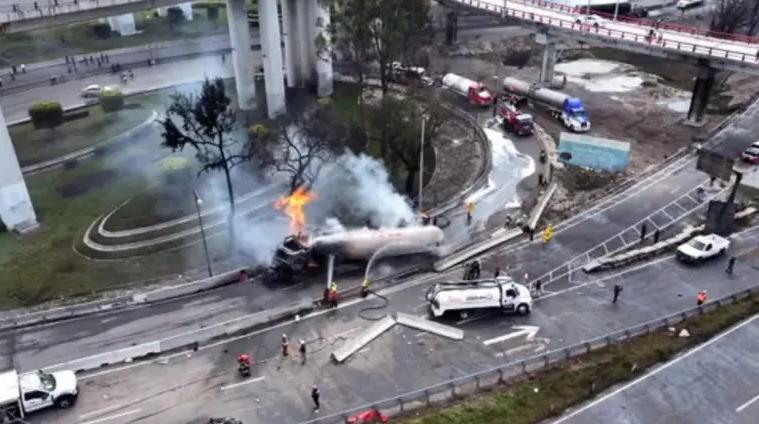 $!Al menos 19 heridos por explosión de pipa de gas, en Iztapalapa, CDMX