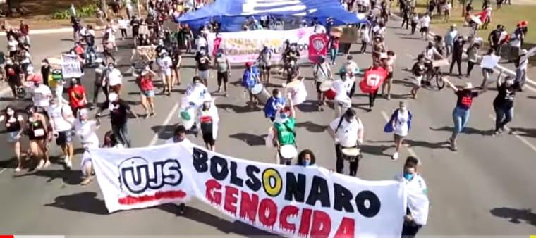 En Brasil, la población sale a las calles a protestar en contra Bolsonaro