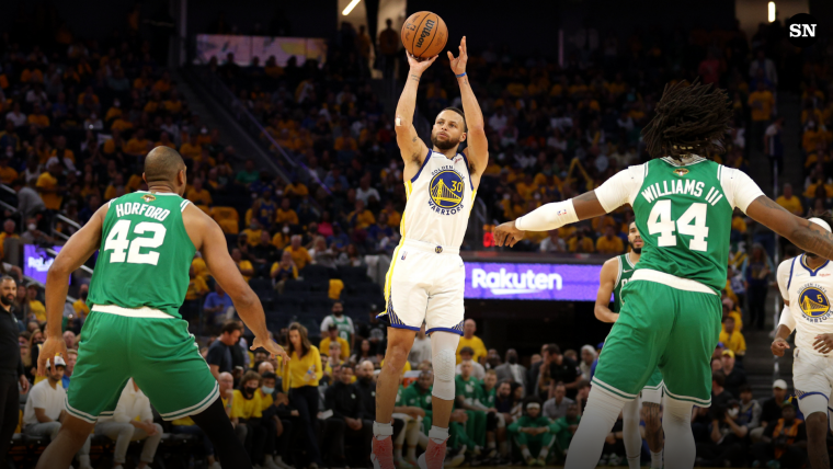 Aplastante triunfo de Warriors ante Celtics para emparejar la final de la NBA