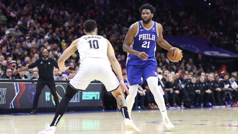 El primer duelo entre Joel Embiid y Ben Simmons vio a Philadelphia 76ers vencer a Brooklyn Nets