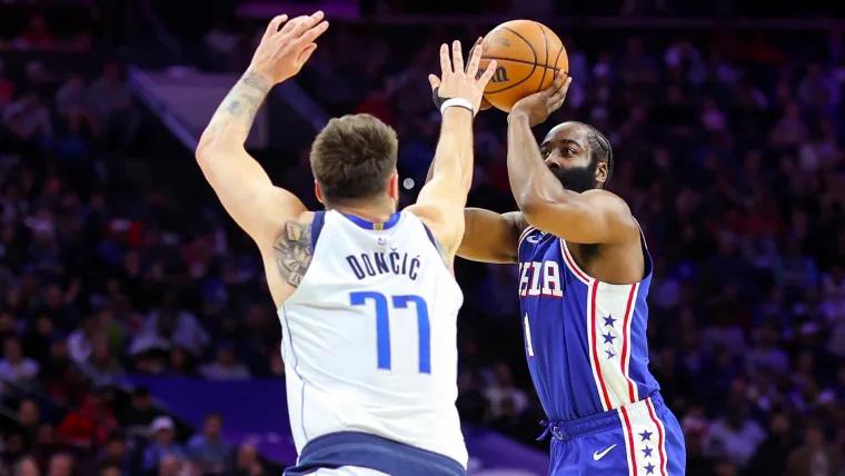 Los de Embiid y Harden vencieron a los de Doncic e Irving