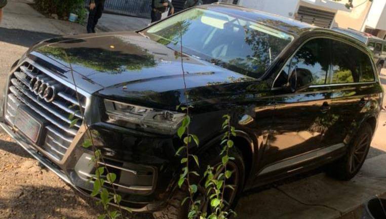 Una de las camionetas que la Fiscalía de Sinaloa logró recuperar entre octubre y noviembre.