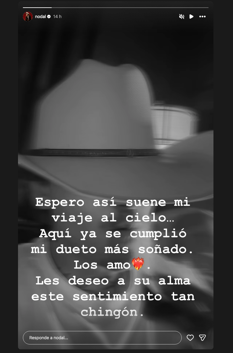 $!Podría Christian Nodal lazar un dueto virtual junto a Vicente Fernández