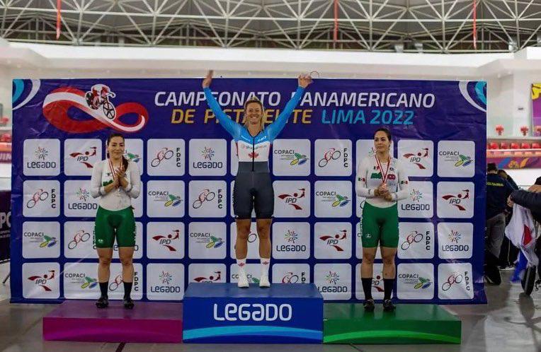 Sinaloense Luz Daniela Gaxiola gana su segunda plata en Panamericano Elite de Ciclismo de Pista