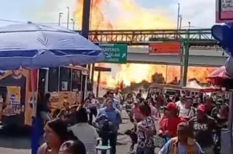 $!Al menos 19 heridos por explosión de pipa de gas, en Iztapalapa, CDMX