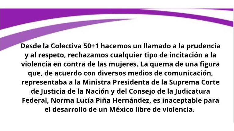 Activistas, políticos y defensores descalificaron quema de piñata con figura de Norma Piña.